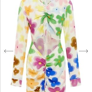 Hermana Dress | Viola Tricolour